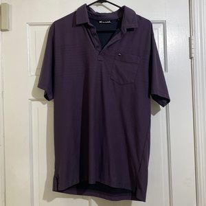 Purple Travis Matthew golf shirt. L. EUC.